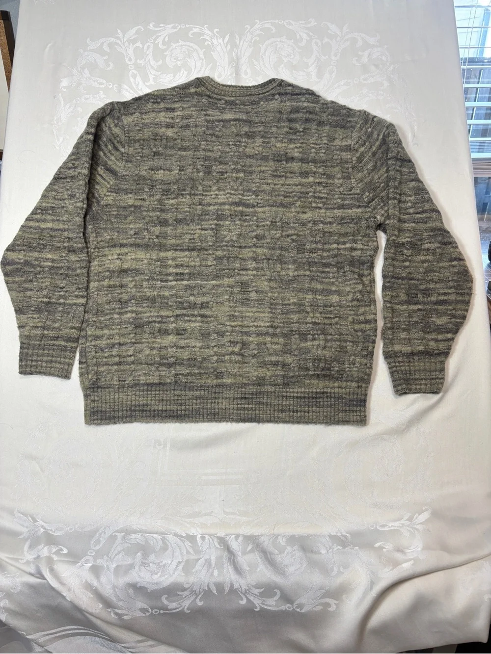 Vans Men's Olive Marled Crew Sweatshirt